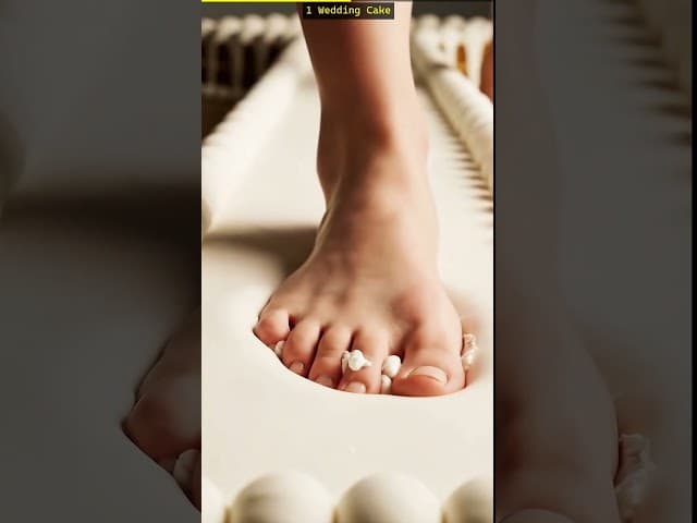 Wedding Cake thumbnail foot on food